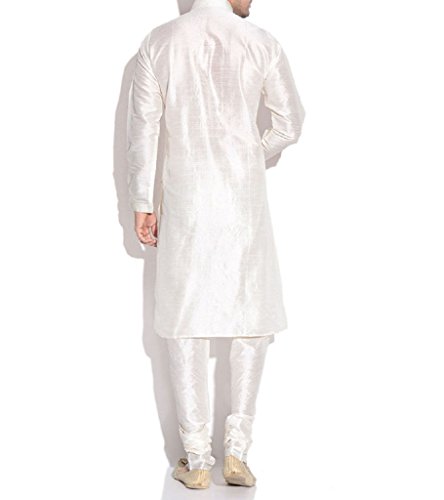 Kurta para hombre pijama étnico color marfil en talla XXL 2