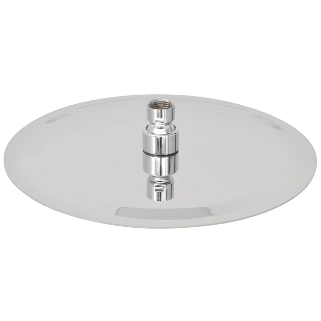 Alcachofa de ducha de acero inoxidable redonda de 25 cm con 105 boquillas antical, ahorro de agua, alta presión, para baño, spa o masaje, accesorios
