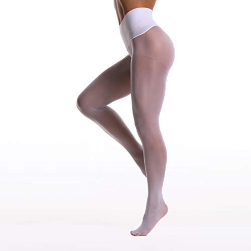 Frola Oil Shiny Stockings Pantyhose 360°Seamless Crotch High Waist Smooth Tights for Women2