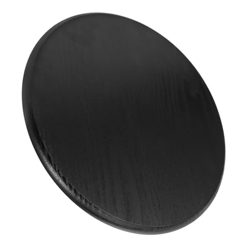 MAGICLULU Asiento De Repuesto Para Taburete De Bar, Taburete Redondo De Madera Maciza Para Cocina y Comedor, Diseño Ergonómico y Tiras De Hierro Para Mayor Estabilidad