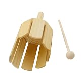 RCGOFOLLOW Percussion Spielzeug: Holz Rührtrommel mit Griff für...