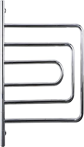Sèche-serviette 180° en acier inoxydable 304 argenté durable - 2