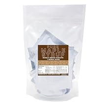 Pure Maple Syrup Packets Single Serve Pack of 12 - Individual Syrup Packets Single Serve, Pancake Syrup Packets, Breakfast Syrup Portion Control, Travel size, Energy Shots, Quick Energy, 1 Ounce Packets