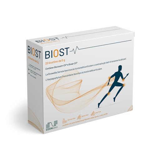 Integratore di Glucosamina a rapido assorbimento. Novità vera. Articolazioni fluide e libere. Cura infiammazioni e traumi. Rigenerazione cartilaginea. Anti-edema.