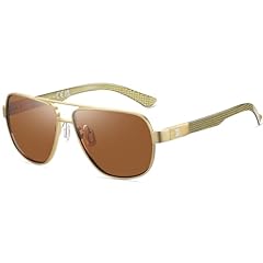 Gold Frame Brown Lens