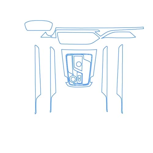 Protection écran Geely Boyue film TPU pour intérieur voiture propre