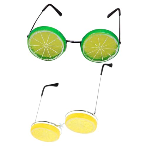 IMIKEYA 2pcs Lemon Funny Glasses Prop Glasses for Party Decorations Summer Party Eyeglasses Novelty Lemon Eyeglasses