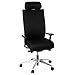 Produktbild hjh OFFICE 608610 Profi Bürostuhl PRO-TEC XXL Stoff Schwarz Chefsessel ergonomisch, bis 150kg belastbar, hohe Rückenlehne