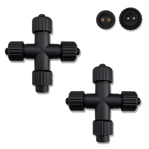 Cozymeow 2 Piezas Conector Luces Navidad de 1 a 3 en Forma de Y