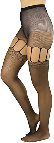 Image of ToBeInStyle Women's Suspender Pantyhose