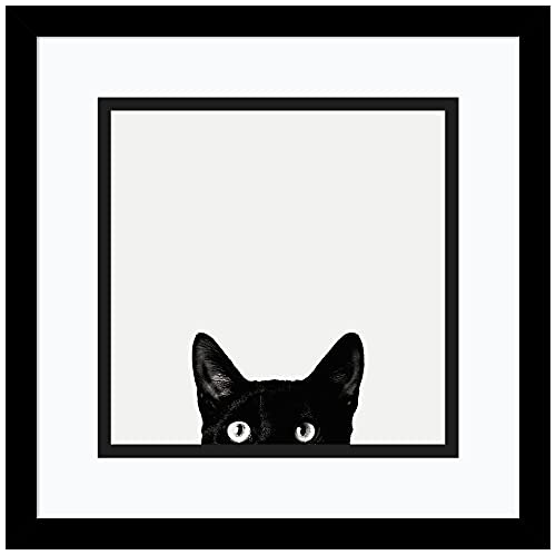 Amanti Art Jon Bertelli Gerahmter Kunstdruck, Motiv Curiosity, Außenmaß: 13 x 13