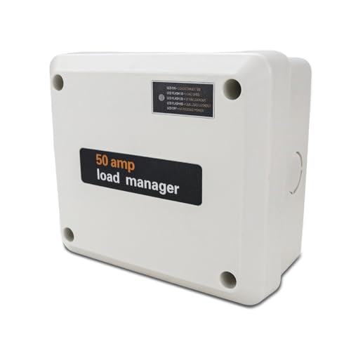 50 Amp Load Manager Smart Management Module Compatible with Generac 7000,Smart Management Module with 8-Zone Control, Lock-Feature, Real-Time LED Monitoring and Wire-Free Technology