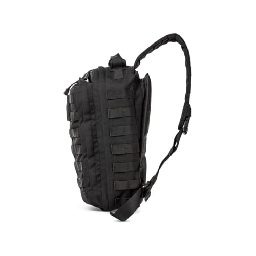 Image of 5.11 Tactical RUSH MOAB 8 Sling Pack 13L - Ambidextrous CCW Ready EDC Messenger Bag - Durable 1050D Nylon, Black, Style 56810ABR