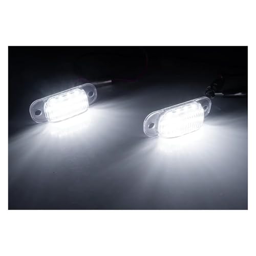 Luz Placa Matrícula con acabado premium resistente para coche Cabriolet 2X 5
