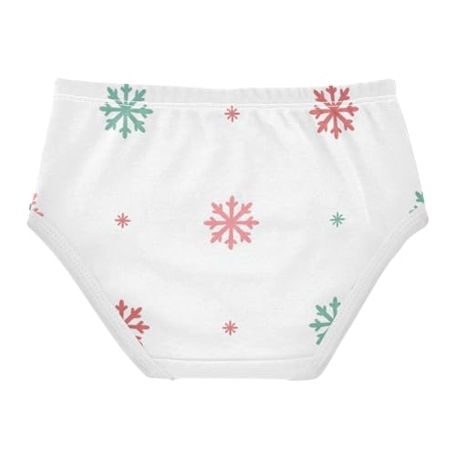 Snowflakes Soft and Breathable Girls' Panties Breathable Toddler Underwear for Kids in Sizes 2T,3T, 4T, 5T, 6Y and 8Y2