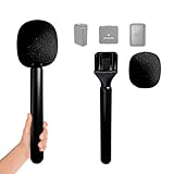 Espacement professionnel, interviews confortables : notre support de microphone ergonomique pour interviews offre une prise sûre et antidérapante pour le DJI Mic 1/2 ou le Rode Wireless GO II, maintenant votre micro stable. Cette perche d'interview vous permet de maintenir une distance respectueuse et professionnelle avec votre sujet. Elle vous permet de mener des interviews en toute confiance et confortablement, en veillant à ce que vous et votre invité vous sentiez à l'aise tout en capturant un son cristallin.