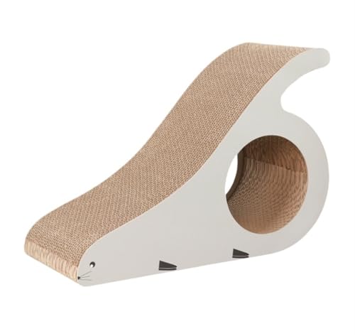 Griffoir pour chat en forme de souris tapis en carton ondulé