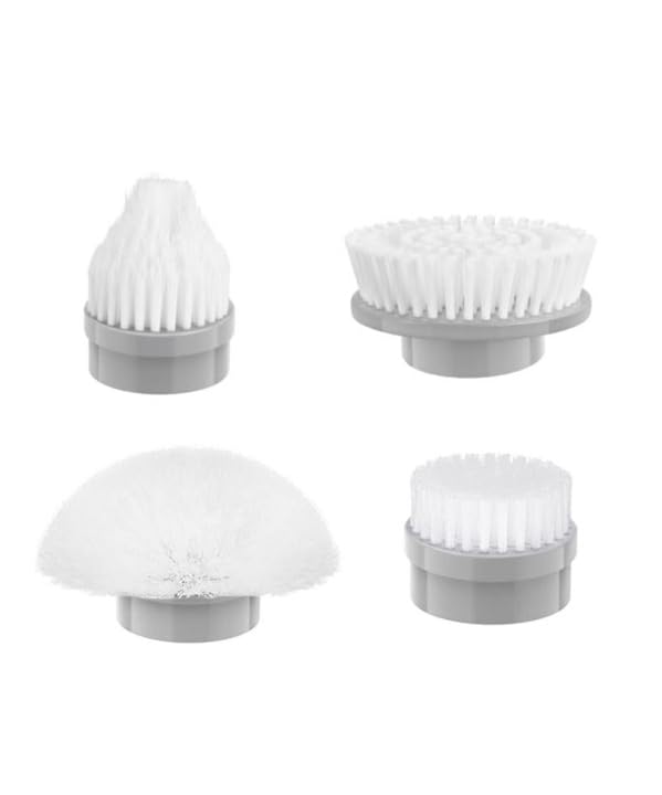 Image of 4Pcs Replacement Brush Heads for PureSwirlz Electric Spin Scrubber