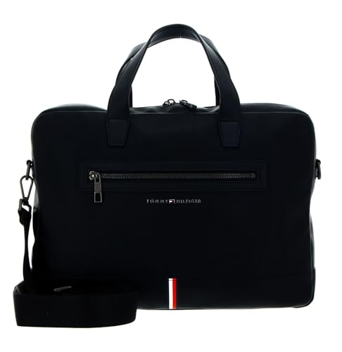 Tommy Hilfiger Herren Laptoptasche TH Corporate Computer Bag 14 Zoll, Schwarz (Black), Einheitsgröße