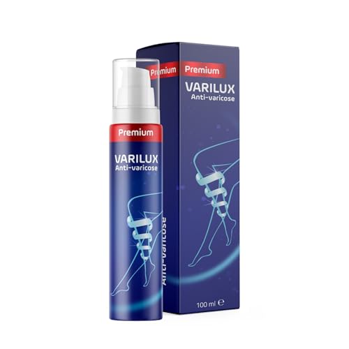 Crema Varilux Premium – Alivio Venoso, Mejora Circulación – con Extracto Castaño de Indias, Centella Asiática, Cafeína – 100 ml – Cuidado Venas, Entonación, Piel Confort, Ligereza