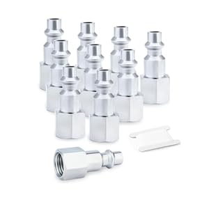 GORAGUCHI Industrieller 1/2 Zoll Luftstecker, 10 Stück