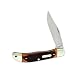 Old Timer 123OT Pioneer 7.1in S.S. Traditional Folding Knife with 3.1in Clip Point Blade and Sawcut Handle for Outdoor, Hunting, Camping and EDC