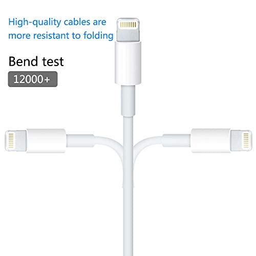iPhone Charger Lightning Cables [Apple MFi Certified] 5Pack 6ft iPhone Fast Charging Cord Apple Phone USB High Speed Data Sync Cable Compatible iPhone 14/13/12/11 Pro Max/XS MAX/XR/XS/X/8/7/Plus/Mini