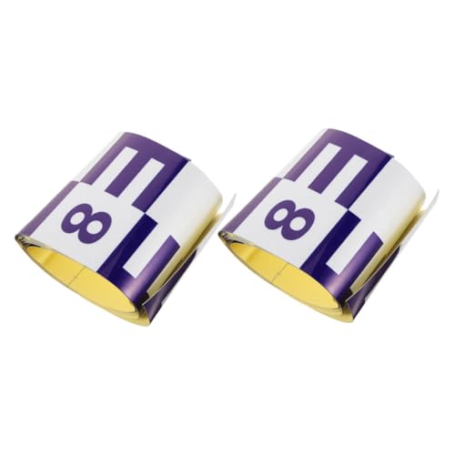 Veemoon 2pezzi Indicatori Acqua Autoadesivi Riflettenti Per Piscina Decalcomanie Di Misurazione Della Profondità Acqua Adesivi Scala