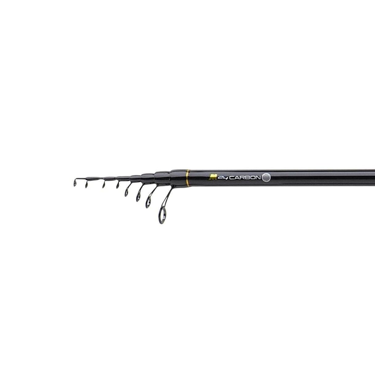 Mitchell Epic MX2 Bombard Canne à pêche | Au Lancer Longue Distance légère pour la mer et l'eau Douce | Construction en Carbone | pour Le maquereau, Le Bar et Le brochet | Noir/Or, 3.9m | 20-60g