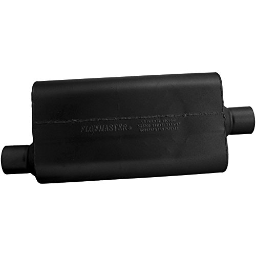 Flowmaster 942551 50 Delta Flow Muffler - 2.50 Offset In / 2.50 Center Out - Moderate Sound, Black #TOP1