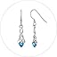 L: December Birthstone-Created Blue Topaz