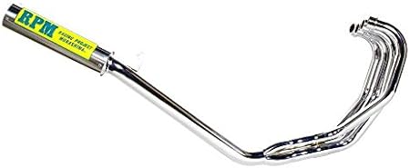 Amazon アールピーエム Rpm フルエキゾーストマフラー Rpm 4in2in1 アルミサイレンサーカバー Cb400f 97 Nc36 59 車 バイク 車 バイク