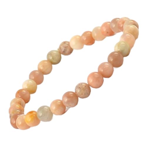 Image of Reiki Crystal Products Natural Crystal Stone Bracelet 6 mm Round Beads for Men & Women | Gemstone Jewellery Bracelet | Reiki Charged | Multiple Stone Variants Available
