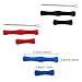 SquEqu 6 Set Bow String Finger Savers Bowstring Finger Guards Instead of Archery Finger Tabs Rubber Sleeve Protective Pads for Recurve Bow and Arrow Set Takedown Recurve Bows Archery Longbow