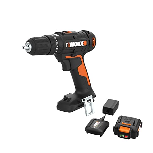 Worx 1/2” Hammer Drill Power Share - Wx370L (Battery & Charger Included) #TOP29