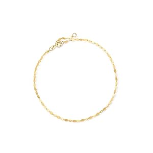 RS Pure by Ross-Simons Italian 2.1mm 14kt Yellow Gold Lumachina-Chain Anklet. 9 inches