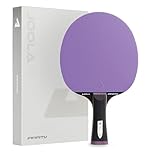 JOOLA White Infinity Carbon – Table Tennis Bat with 3K Carbon, MICRON+ Rubber & VIBRO CONTROL