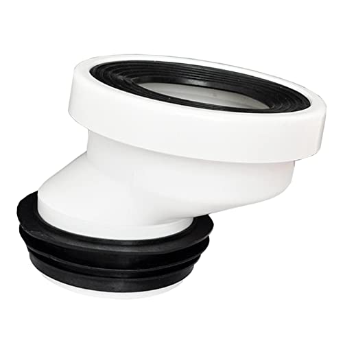 Qianly Flange de Vaso Sanitário com Descarga Total, Conector de Lugar, Adaptador de Flange de Vaso S