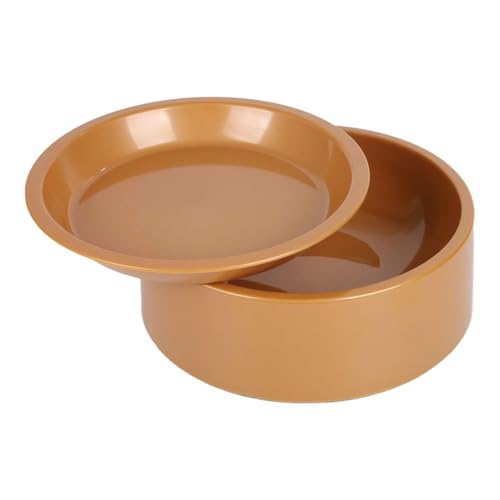 Sharplace Cuenco para Servir Sushi, Soporte para Sashimi, Cuenco Pequeño para Mojar, Plato Redondo para Salmón, Plato para Fondue para Cocina, Kétchup, Sopa, Co, Oro, Individual