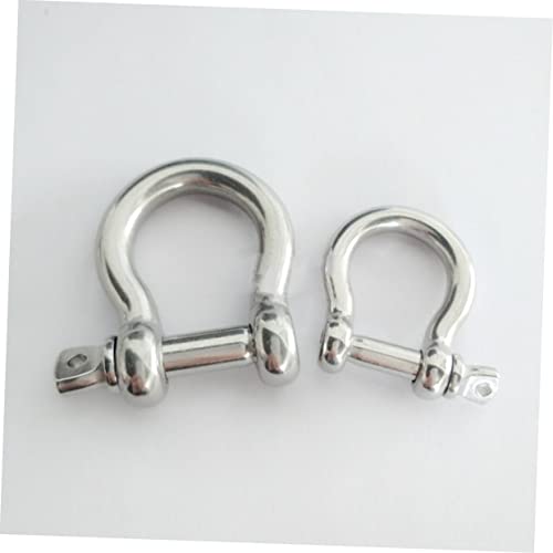 VILLFUL 8 peças de manilhas de fivela de arco, manilhas de recuperação de veículos, aço inoxidável,