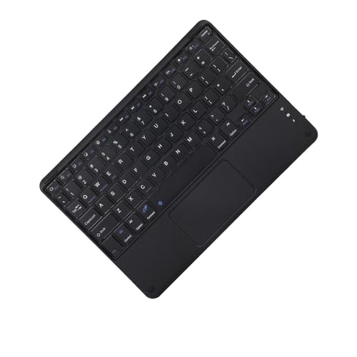 Teclado táctil retro y ratón YSJX con panel integrado para portátil y móvil