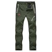 KUTOOK Softshellbroek Dames Winter Trekking Wandelen Waterdicht Outdoor Skiën Motorbike Fietsen Lichtgewicht HP313, Blauw, XL