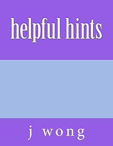 helpful hints (Volume 1)