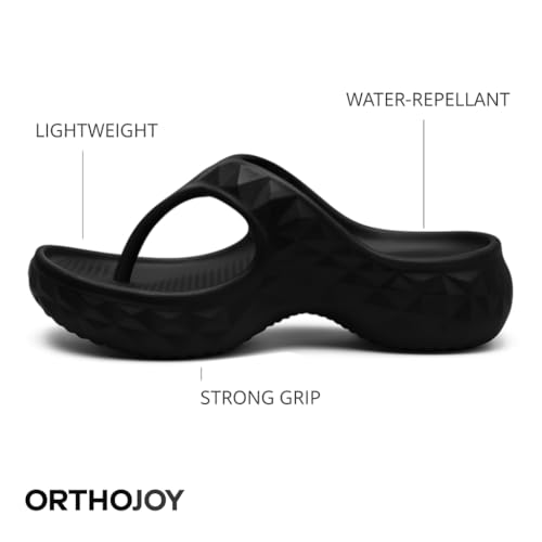 Image of ORTHO JOY Orthopedic Slippers for Women | Arch & Heel Support EVA Slippers | Lightweight, Non-Slip Comfort Footwear for Foot Pain Relief - Indoor & Outdoor Friendly