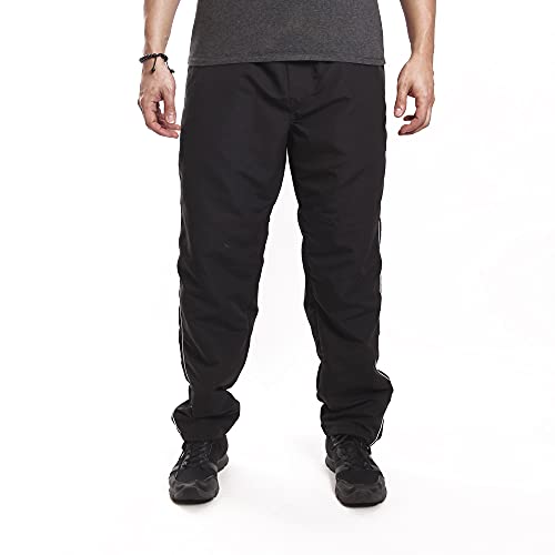 Calça Tactel Ox com Bolsos Ideal Para Atividades Fisica Tamanho:M;Cor:Preto