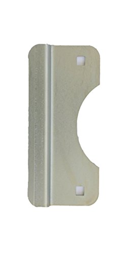Latch Guard Lg150Z Door Latch Protection Plate 2-5/8" X 6" For Out Swinging Doors With Cylindrical Lock, 12 Gauge, Zinc Plated Brushed Finish #TOP3