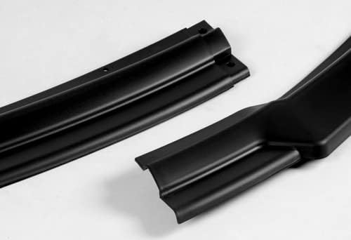 3 Pieces Front Bumper Lip Spoiler Splitter Side Body Kit Trim Protection Compatible with 2011-2015 Toyota Sienna, 2012 2013 2014 (Matt Black)