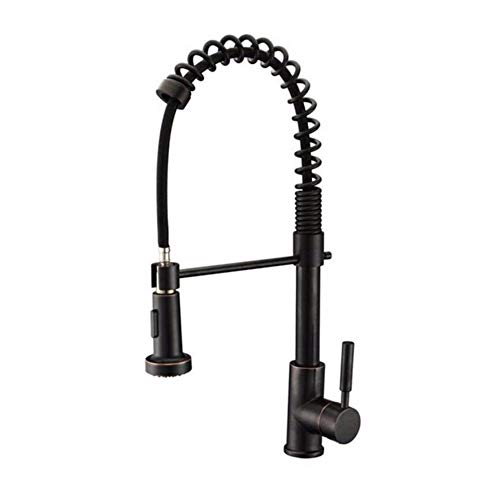 Robinet de cuisine en cuivre noir fuite zéro mitigeur évier ancien durable