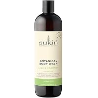 BOTANICAL BODY WASH LIME AND COCONUT with Rosehip Oil and Jojoba Oil