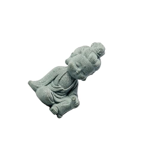 lmoikesz Statuetta da collezione di qualità, e grande, con statua di Buddha, per esposizione su prato e portico, è una statua per interni premium e alla moda, all'esterno del prato, patio,
